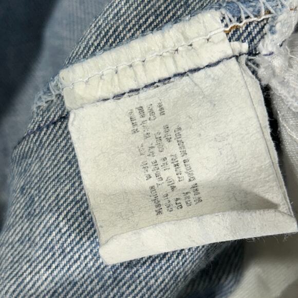 Vintage Levis 505 Orange Tab USA Denim Jeans 32 x 29 70s Straight - Picture 11 of 11